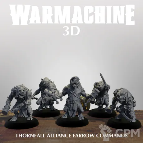 Описание картинки Thornfall Alliance Farrow Comandos от Manufactorum76 по цене 850руб | Свободный Рынок Миниатюр - СРМ