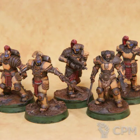 Описание картинки Legionary Asssault Team от Manufactorum76 по цене 1 000руб | Свободный Рынок Миниатюр - СРМ