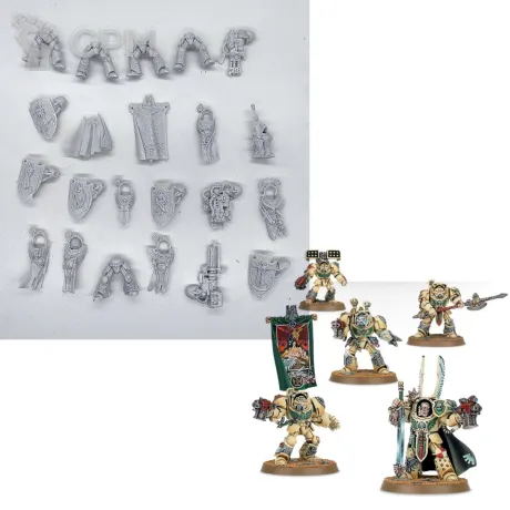 Описание картинки Deathwing Command Squad от Marshal Catmaldus по цене 1 050руб | Свободный Рынок Миниатюр - СРМ