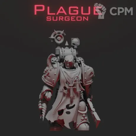 Описание картинки Plague Surgeon от MrMetalHorror по цене 230руб | Свободный Рынок Миниатюр - СРМ