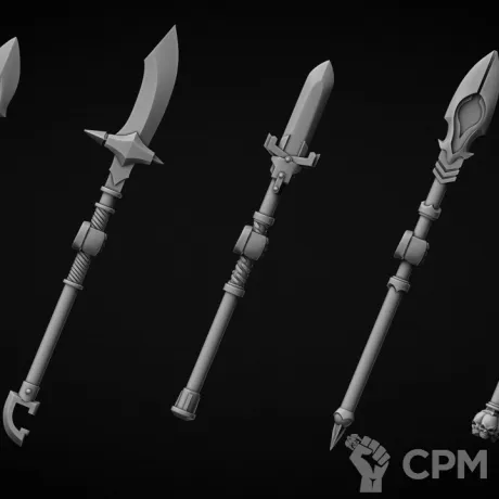 Описание картинки косы тип Spears (правая рука) от Bazilevs по цене 497руб | Свободный Рынок Миниатюр - СРМ