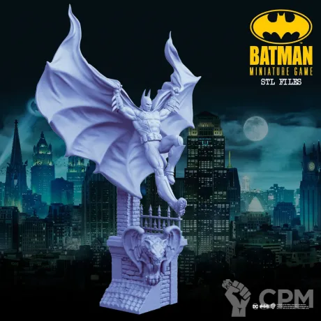 Описание картинки Batman (Arkham City) - Batman Miniature Game от Критикал Принт по цене 820руб | Свободный Рынок Миниатюр - СРМ
