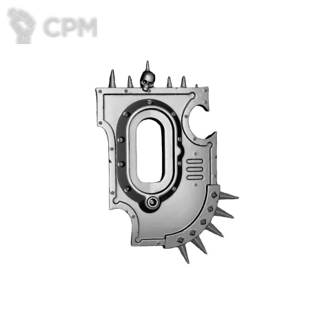 Описание картинки Щиток на левую руку для Knight Abominant от 3Д печать миниатюр по цене 147руб | Свободный Рынок Миниатюр - СРМ