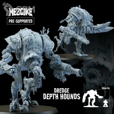 Описание картинки Dredge Depth Hounds Pack A от AxeL's Forge по цене 1 900руб | Свободный Рынок Миниатюр - СРМ