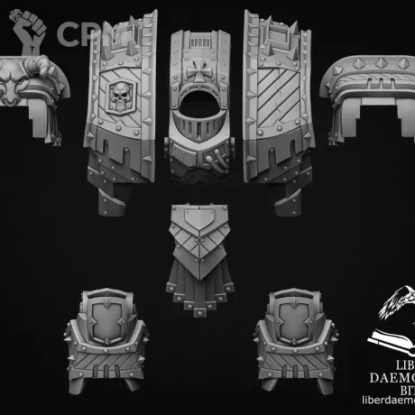 Описание картинки Armor model "Levi" type Obsidio от Bazilevs по цене 1 095руб | Свободный Рынок Миниатюр - СРМ