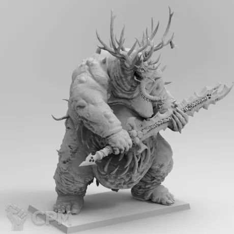 Описание картинки Great Unclean One 5 от WastelandMiniatures по цене 2 500руб | Свободный Рынок Миниатюр - СРМ
