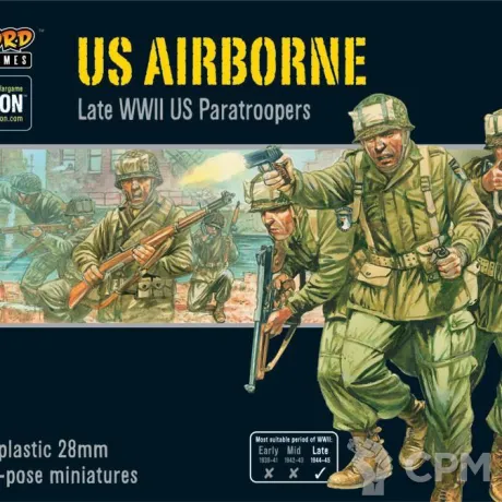 Описание картинки US Airborne plastic boxed set (17 минек) от paterdrag по цене 2 500руб | Свободный Рынок Миниатюр - СРМ