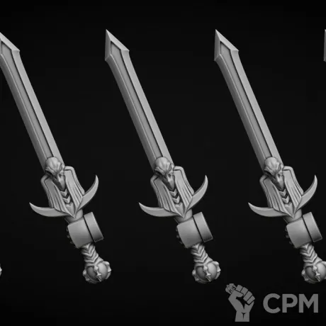 Описание картинки мечи тип Torkvemada (левая рука) от Bazilevs по цене 497руб | Свободный Рынок Миниатюр - СРМ