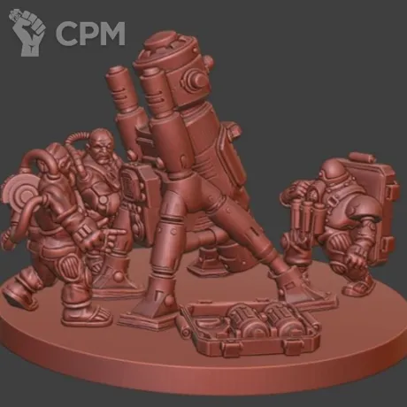Описание картинки Cthonian Earthshakers 2шт от Knight of Light по цене 800руб | Свободный Рынок Миниатюр - СРМ