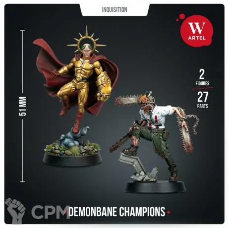 Описание картинки Комплект миниатюр Demonbane Champions от Артель W по цене 2 095руб | Свободный Рынок Миниатюр - СРМ