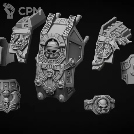 Описание картинки Броня "Invictus" тип Romanus от Bazilevs по цене 845руб | Свободный Рынок Миниатюр - СРМ