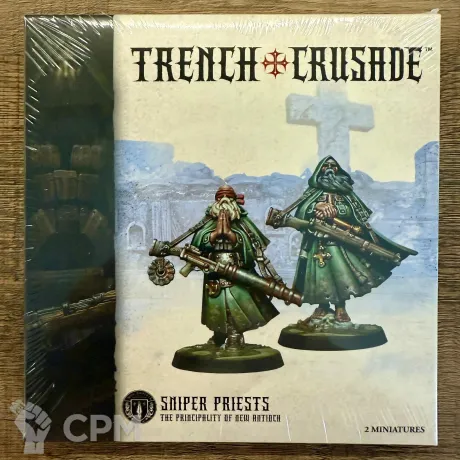 Описание картинки Trench Crusade Sniper Priests (предзаказ) от Mini Wargame по цене 2 950руб | Свободный Рынок Миниатюр - СРМ