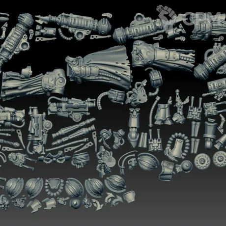 Описание картинки Myrmidon Destructor Host (Scan) от AxeL's Forge по цене 1 100руб | Свободный Рынок Миниатюр - СРМ