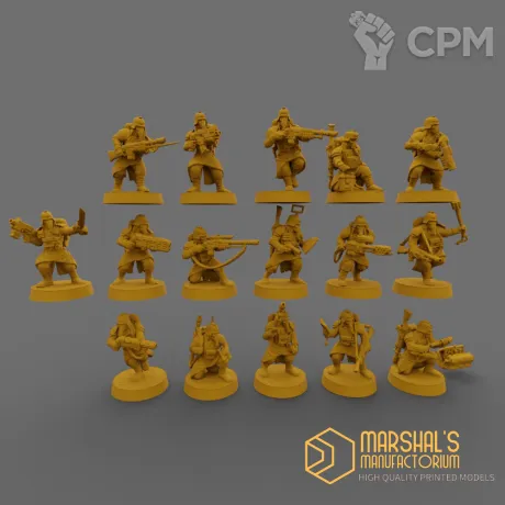 Описание картинки Veteran Guardsmen Killteam (скан с оригинала) от Marshal'sManufactory по цене 1 500руб | Свободный Рынок Миниатюр - СРМ