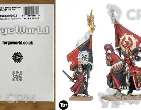 Описание картинки Battle Standard Bearer Mounted and on Foot от zurdo по цене 12 000руб | Свободный Рынок Миниатюр - СРМ