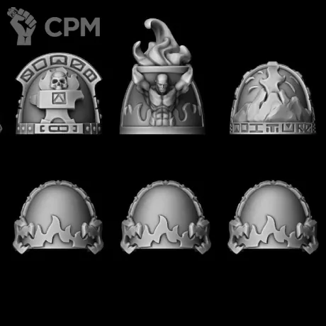 Описание картинки наплечники Magma от Bazilevs по цене 497руб | Свободный Рынок Миниатюр - СРМ