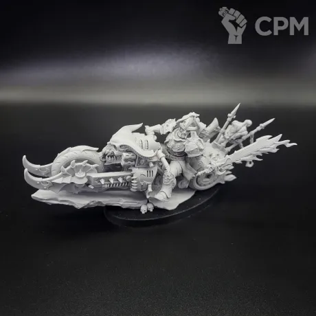 Описание картинки Master of Debauchery on Hellbike от Crazy Hyrma по цене 350руб | Свободный Рынок Миниатюр - СРМ