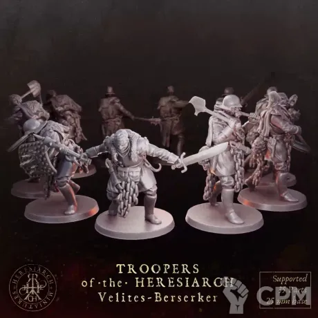 Описание картинки Velites · Berserkers от Manufactorum76 по цене 640руб | Свободный Рынок Миниатюр - СРМ