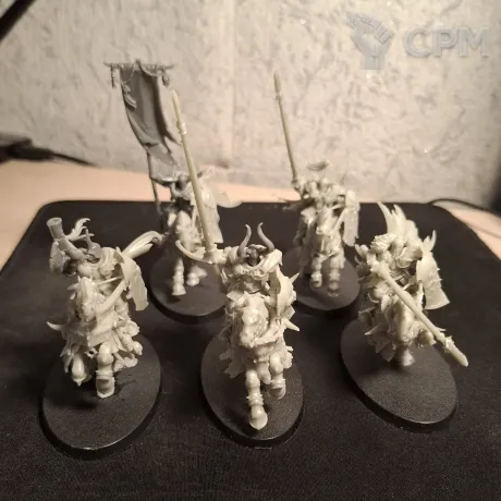 Описание картинки Chaos Knights от Zehir по цене 1 000руб | Свободный Рынок Миниатюр - СРМ