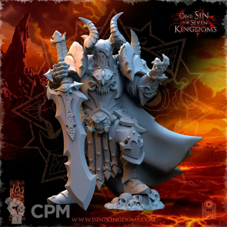Описание картинки Vrolok, Lord of Destruction от Naggaroth Night по цене 300руб | Свободный Рынок Миниатюр - СРМ
