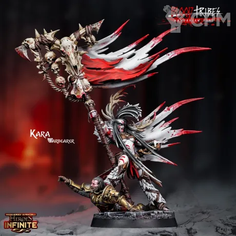Описание картинки Chaos Barbarians/Kara Warbearer от Barduck Miniatures по цене 299руб | Свободный Рынок Миниатюр - СРМ