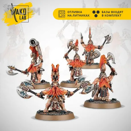 Описание картинки Vulkite Berzerkers от Wako Lab (Recast) по цене 1 550руб | Свободный Рынок Миниатюр - СРМ