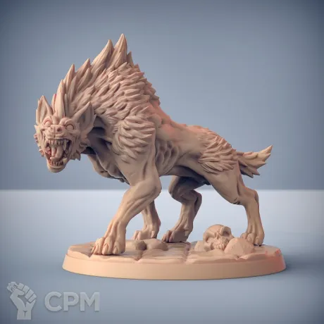 Описание картинки Гигантская гиена (Giant Hyena) от Gabrigame_Print по цене 550руб | Свободный Рынок Миниатюр - СРМ