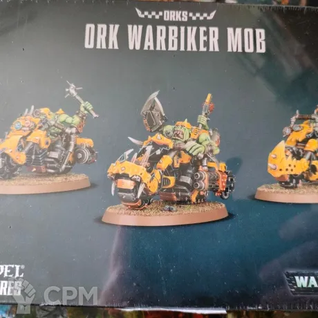 Описание картинки Ork Warbiker Mob от Loika по цене 4 500руб | Свободный Рынок Миниатюр - СРМ