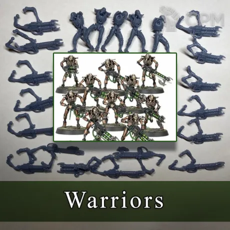 Описание картинки Necron Warriors от SaJRa по цене 1 000руб | Свободный Рынок Миниатюр - СРМ