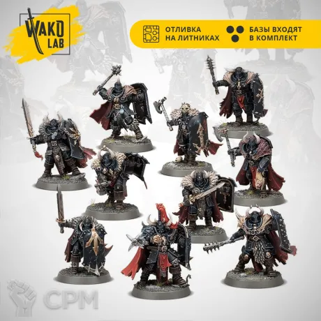 Описание картинки Warriors of Chaos от Wako Lab (Recast) по цене 1 820руб | Свободный Рынок Миниатюр - СРМ