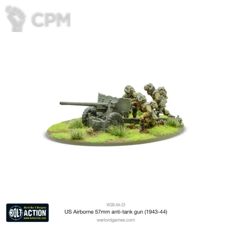 Описание картинки US Airborne 57mm anti-tank gun от  по цене 900руб | Свободный Рынок Миниатюр - СРМ