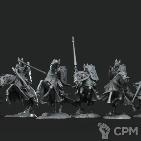Описание картинки Knight of Dol Amroth от Сочнев Егор  по цене 1 700руб | Свободный Рынок Миниатюр - СРМ