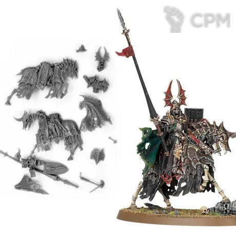 Описание картинки Wight King on Skeletal Steed от LooneShroomFoundry по цене 900руб | Свободный Рынок Миниатюр - СРМ