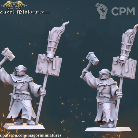 Описание картинки Warrior Priest of Sigmar от MrMetalHorror по цене 350руб | Свободный Рынок Миниатюр - СРМ