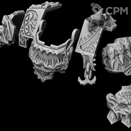 Описание картинки Броня "Loculo" тип Shark от Bazilevs по цене 845руб | Свободный Рынок Миниатюр - СРМ