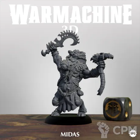 Описание картинки Thornfall Alliance Midas от Manufactorum76 по цене 300руб | Свободный Рынок Миниатюр - СРМ