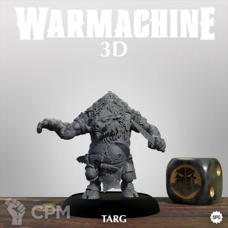 Описание картинки Thornfall Alliance Targ от Manufactorum76 по цене 200руб | Свободный Рынок Миниатюр - СРМ