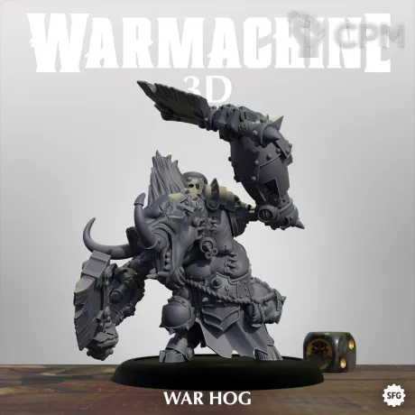 Описание картинки Thornfall Alliance War Hog от Manufactorum76 по цене 750руб | Свободный Рынок Миниатюр - СРМ
