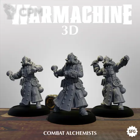 Описание картинки Combat Alchemists от Manufactorum76 по цене 480руб | Свободный Рынок Миниатюр - СРМ