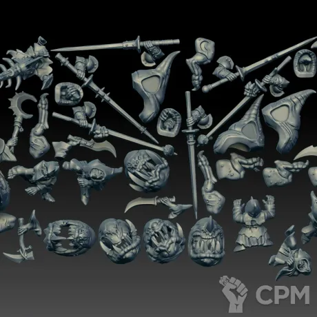 Описание картинки Squig Hoppers (Proxy) от AxeL's Forge по цене 1 000руб | Свободный Рынок Миниатюр - СРМ