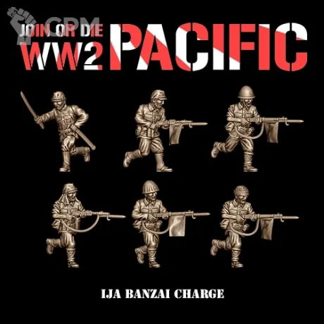 Описание картинки IJA BANZAI Attak от 3DPrintClub по цене 95руб | Свободный Рынок Миниатюр - СРМ