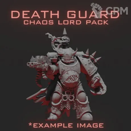 Описание картинки Plague Marine Champion от MrMetalHorror по цене 350руб | Свободный Рынок Миниатюр - СРМ