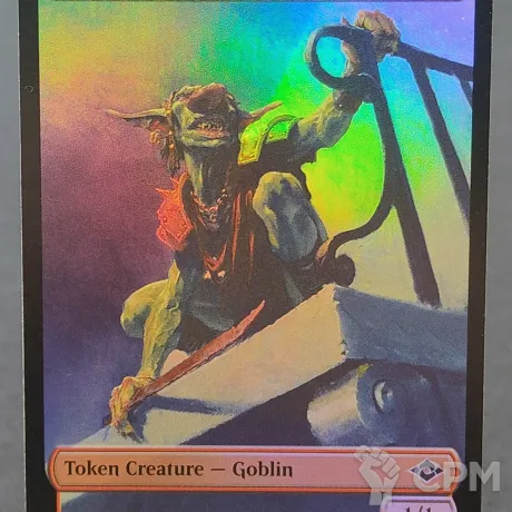 Описание картинки Goblin Token (MH2) от Барахолка Баллиоза по цене 100руб | Свободный Рынок Миниатюр - СРМ