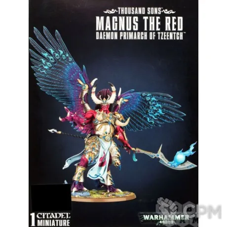 Описание картинки Magnus the Red от NEW-MINIATURES по цене 5 434руб | Свободный Рынок Миниатюр - СРМ