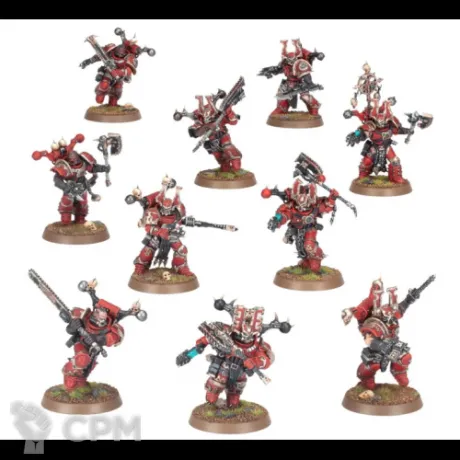 Описание картинки Khorne Berzerkers от NEW-MINIATURES по цене 2 299руб | Свободный Рынок Миниатюр - СРМ