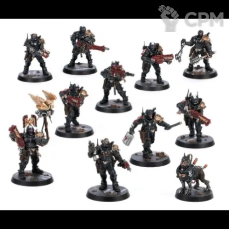 Описание картинки Adeptus Arbites – Exaction Squad от NEW-MINIATURES по цене 2 299руб | Свободный Рынок Миниатюр - СРМ