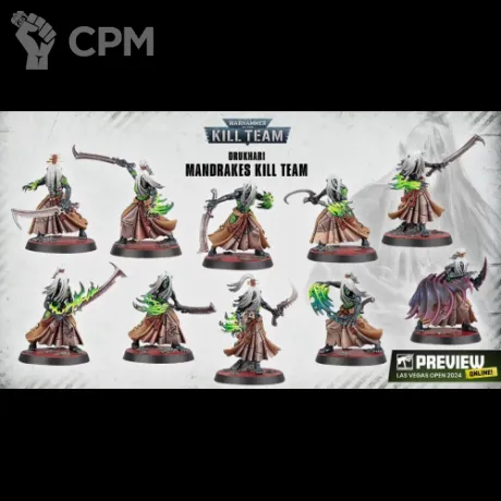 Описание картинки Mandrakes Kill Team от NEW-MINIATURES по цене 2 299руб | Свободный Рынок Миниатюр - СРМ