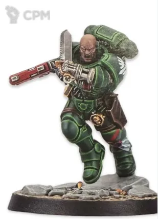 Описание картинки Lieutenant Variel от Darkminiatures по цене 600руб | Свободный Рынок Миниатюр - СРМ