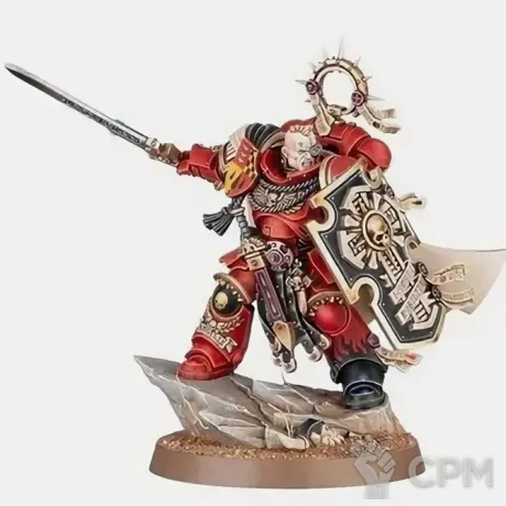 Описание картинки Captain with Relic Shield (Armageddon) от NEW-MINIATURES по цене 1 000руб | Свободный Рынок Миниатюр - СРМ