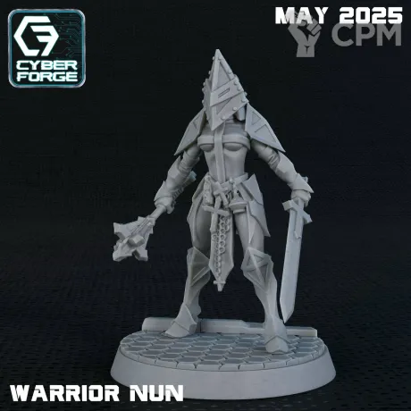 Описание картинки Warrior nun 2 от 3DPrintClub по цене 95руб | Свободный Рынок Миниатюр - СРМ